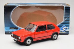 Volkswagen Golf GTI Mk1 Roșu Solido 1:18 8166 Metal - imaginea 8 din 8