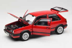 Volkswagen Golf GTI Mk2 Roșu Norev 1:18 188438 Metal - imaginea 2 din 8