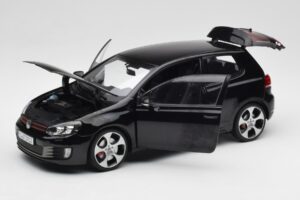 Volkswagen Golf GTI Mk6 Negru Norev 1:18 188502 Metal - imaginea 2 din 8