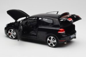 Volkswagen Golf GTI Mk6 Negru Norev 1:18 188502 Metal - imaginea 5 din 8