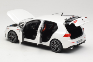 Volkswagen Golf GTI Mk8 White Metallic Norev 1:18 188593 Metal - imaginea 5 din 8