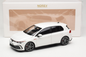 Volkswagen Golf GTI Mk8 White Metallic Norev 1:18 188593 Metal - imaginea 8 din 8