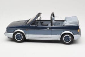 Volkswagen Golf Mk1 Cabriolet Bel Air Blue Metallic Norev 1:18 188404 Metal - imaginea 3 din 6