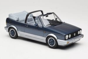 Volkswagen Golf Mk1 Cabriolet Bel Air Blue Metallic Norev 1:18 188404 Metal - imaginea 4 din 6