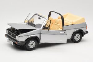 Volkswagen Golf Mk1 Cabriolet Argintiu Sun Star 1:18 VW004 Metal - imaginea 2 din 8