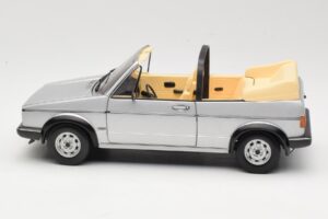 Volkswagen Golf Mk1 Cabriolet Argintiu Sun Star 1:18 VW004 Metal - imaginea 4 din 8