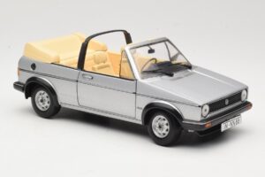 Volkswagen Golf Mk1 Cabriolet Argintiu Sun Star 1:18 VW004 Metal - imaginea 6 din 8