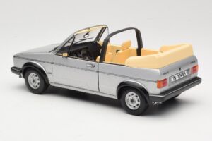 Volkswagen Golf Mk1 Cabriolet Argintiu Sun Star 1:18 VW004 Metal - imaginea 7 din 8