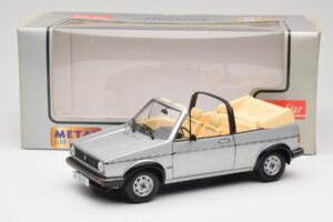 Volkswagen Golf Mk1 Cabriolet Argintiu Sun Star 1:18 VW004 Metal - imaginea 8 din 8
