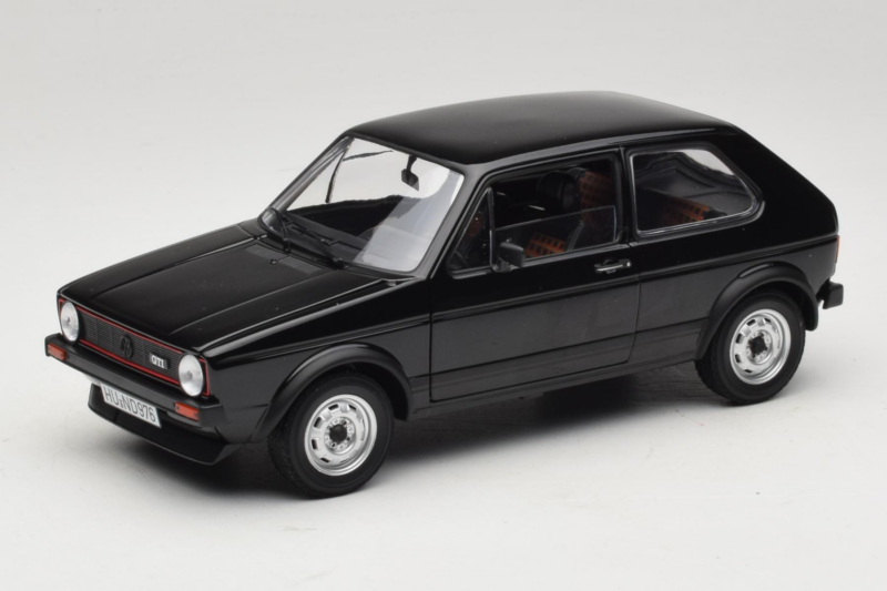 Volkswagen Golf Mk1 GTI Negru Norev 1:18 188487 Metal