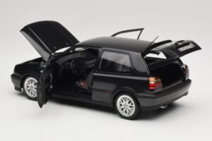 Volkswagen Golf Mk3 GTI Black Metallic Norev 1:18 188415 Metal - imaginea 5 din 8
