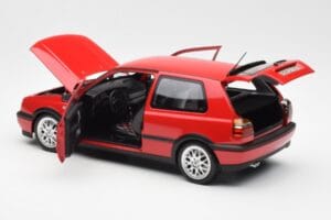 Volkswagen Golf Mk3 GTI Flash Red Norev 1:18 188418 Metal - imaginea 5 din 8