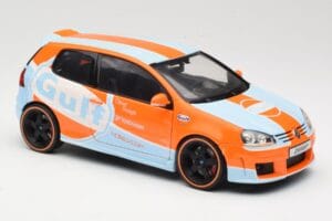 Volkswagen Golf Mk5 Zender Gulf Norev 1:18 188454 Metal - imaginea 6 din 8