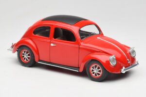 Volkswagen Beetle Roșu Solido 1:18 8306 Metal - imaginea 6 din 8