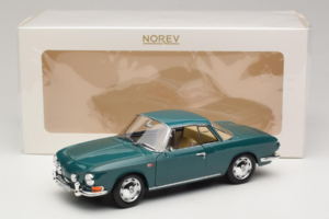 Volkswagen Karmann Ghia 1500 Verde Norev 1:18 188648 Metal - imaginea 2 din 8