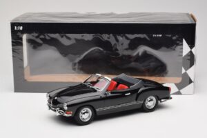 Volkswagen Karmann Ghia Cabriolet Negru Minichamps 1:18 155054031 Metal - imaginea 6 din 6