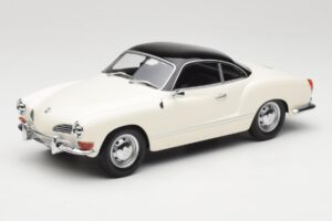 Volkswagen Karmann Ghia Crem Negru Minichamps 1:18 155054021 Metal