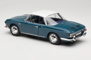 Volkswagen Karmann Ghia Type 34 1500 Sea Blue Norev 1:18 188646 Metal - imaginea 7 din 8