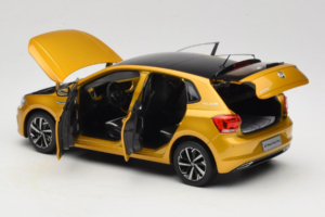 Volkswagen Polo Plus Galben OEM 1:18 ZVY000009GEL Metal - imaginea 5 din 8