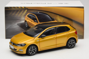 Volkswagen Polo Plus Galben OEM 1:18 ZVY000009GEL Metal - imaginea 8 din 8