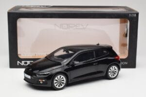 Volkswagen Scirocco Mk3 Negru Norev 1:18 188471 Metal - imaginea 8 din 8