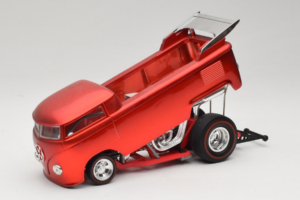 Volkswagen T1 Camionetă Roșu Hot Wheels 1:18 J2895 Metal - imaginea 2 din 8