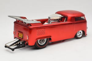Volkswagen T1 Camionetă Roșu Hot Wheels 1:18 J2895 Metal - imaginea 3 din 8