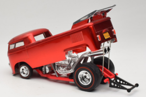 Volkswagen T1 Camionetă Roșu Hot Wheels 1:18 J2895 Metal - imaginea 5 din 8