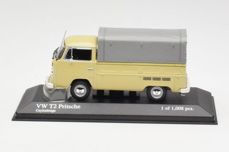 Volkswagen T2 Flatbed Bej Minichamps 1:43 400053204 Metal