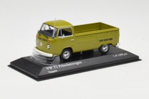 Volkswagen T2 Flatbed Verde Minichamps 1:43 400053202 Metal - imaginea 2 din 4