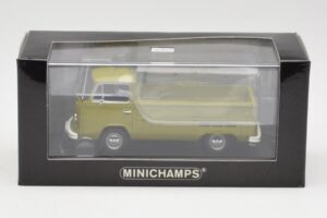 Volkswagen T2 Flatbed Verde Minichamps 1:43 400053202 Metal - imaginea 4 din 4
