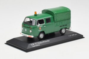 Volkswagen T2b Double Cab Flatbed Stadt Solberg Minichamps 1:43 400053261 Metal - imaginea 2 din 4