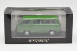 Volkswagen T3 Bus Verde Minichamps 1:43 400055000 Metal - imaginea 4 din 4