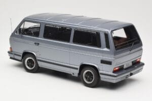 Volkswagen T3 Porsche B32 Minibus Albastru KK-Scale 1:18 KKDC180221 Metal - imaginea 5 din 6