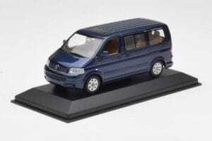 Volkswagen T5 Bus Shadow Blue Minichamps 1:43 842902102 Metal - imaginea 2 din 4
