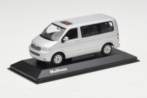 Volkswagen T5 Bus Argintiu Minichamps 1:43 T5003 Metal - imaginea 2 din 4