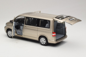 Volkswagen T5 Multivan Beige Metallic Norev 1:18 188602 Metal - imaginea 7 din 8
