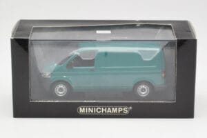 Volkswagen T5 Transporter Verde Minichamps 1:43 400052261 Metal - imaginea 4 din 4