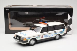 Volvo 240 GL Break Polis Sweden Minichamps 1:18 155171480 Metal - imaginea 6 din 6
