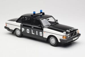 Volvo 240 GL Polis Sweden Negru Minichamps 1:18 155171497 Metal - imaginea 4 din 6