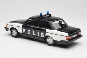 Volvo 240 GL Polis Sweden Negru Minichamps 1:18 155171497 Metal - imaginea 5 din 6