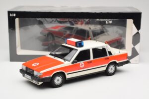 Volvo 740 GL DRK Aschaffenburg Minichamps 1:18 155171790 Metal - imaginea 6 din 6