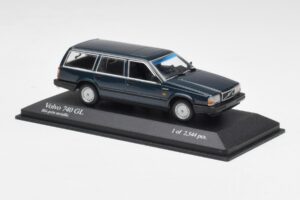 Volvo 740 GL Estate Albastru Verde Metalic Minichamps 1:43 943171713 Metal - imaginea 3 din 4