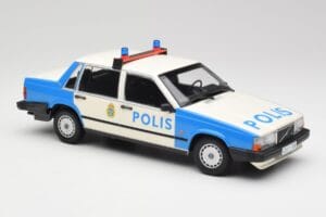 Volvo 740 GL Poliția Suedeză Minichamps 1:18 155171791 Metal - imaginea 4 din 6