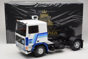 Volvo F12 Albastru Alb Road Kings 1:18 RK180033 Metal - imaginea 8 din 8
