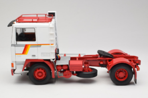 Volvo F12 Alb Roșu Road Kings 1:18 RK180031 Metal - imaginea 4 din 8