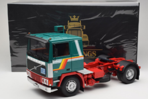 Volvo F1220 Verde Roșu Road Kings 1:18 RK180032 Metal - imaginea 8 din 8