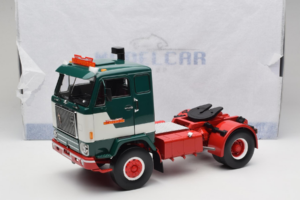 Volvo F88 Bilspedition Verde Alb MCG 1:18 MCG18139 Metal - imaginea 8 din 8