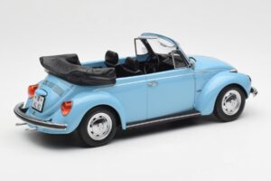 Volkswagen Beetle 1303 Cabriolet Albastru Deschis Norev 1:18 188531 Metal - imaginea 2 din 6