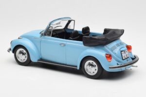 Volkswagen Beetle 1303 Cabriolet Albastru Deschis Norev 1:18 188531 Metal - imaginea 5 din 6